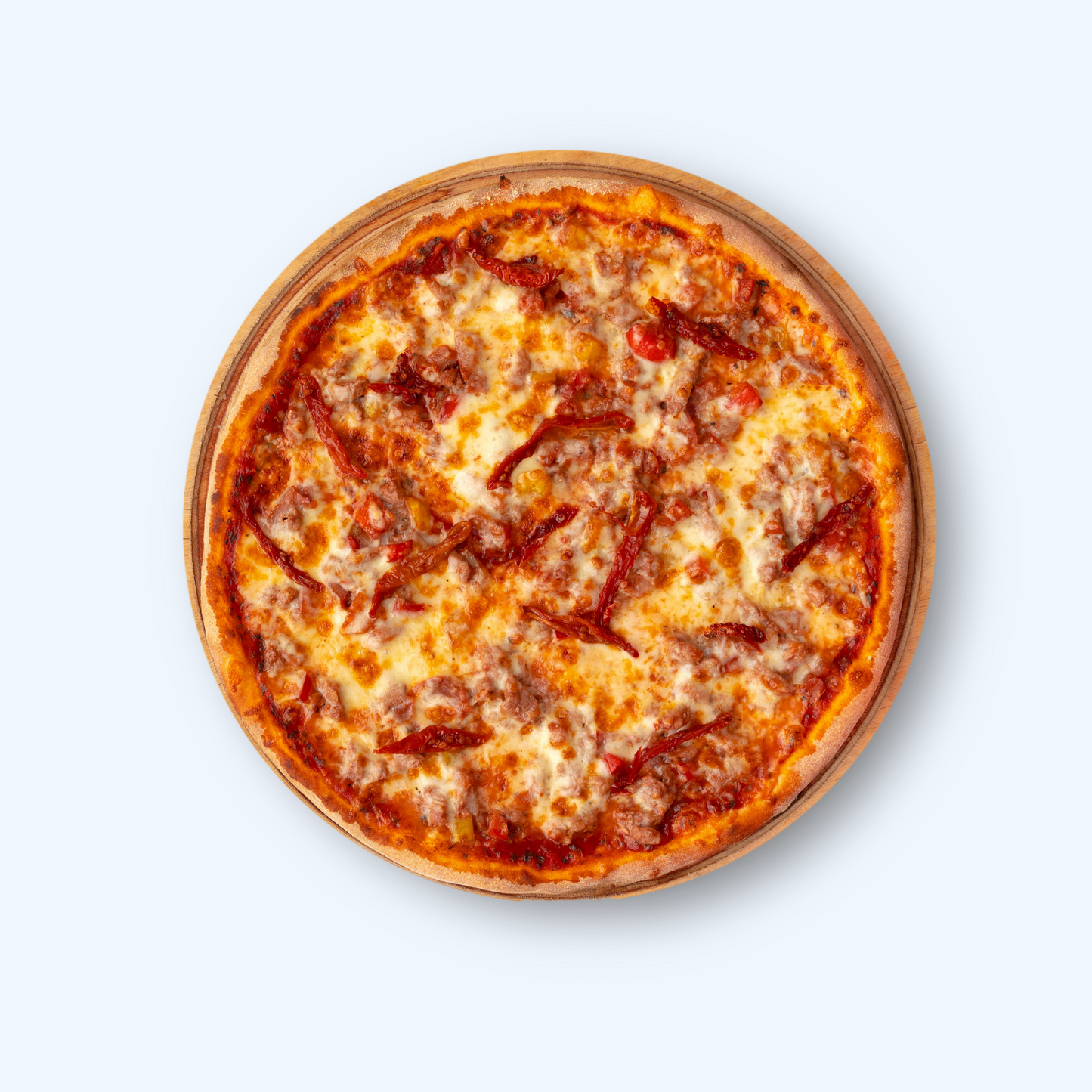 Spicy Hot Melted Cheese Pizza